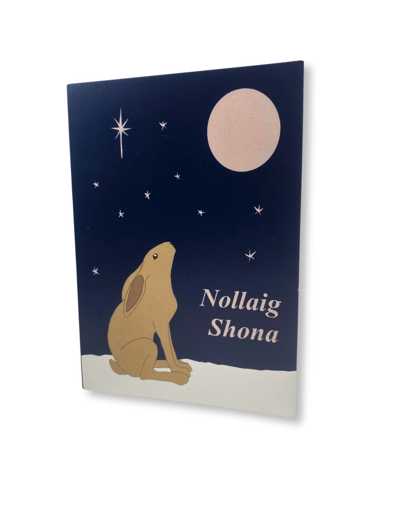 MY SHOP COLLECTION Card - Nollaig Shona Hare Blue