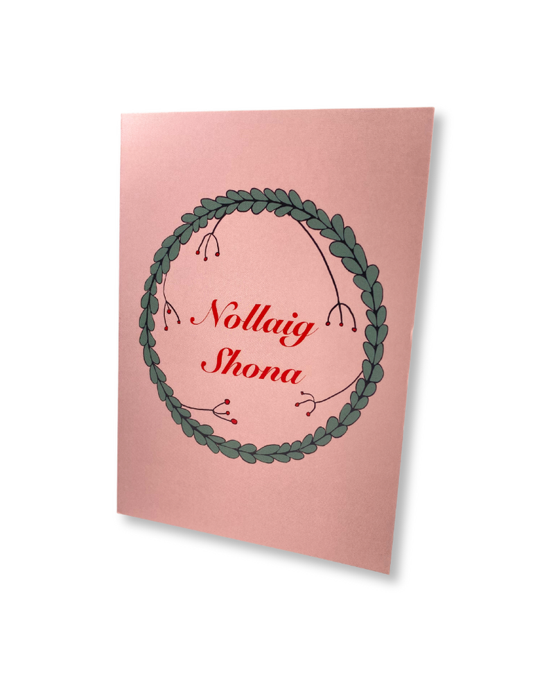 MY SHOP COLLECTION Card - Nollaig Shona Wreath