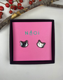 NAOI Earrings  -  Studs Cat Face