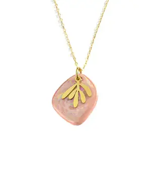 DANU Pebble  Necklace - Pink