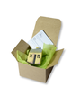 YEWFORT CRAFTS Ceramic  House - Yellow