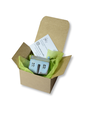 YEWFORT CRAFTS Ceramic  House - Blue