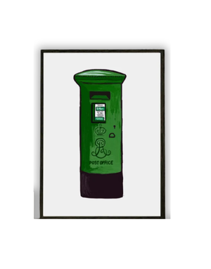 FINGERDOODLES A4 Print - Post Box