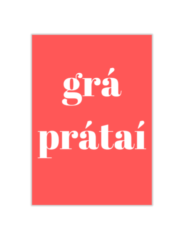 MY SHOP COLLECTION A4 Print Grá Prátaí