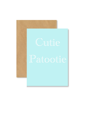 MY SHOP COLLECTION Card - Cutie Patootie