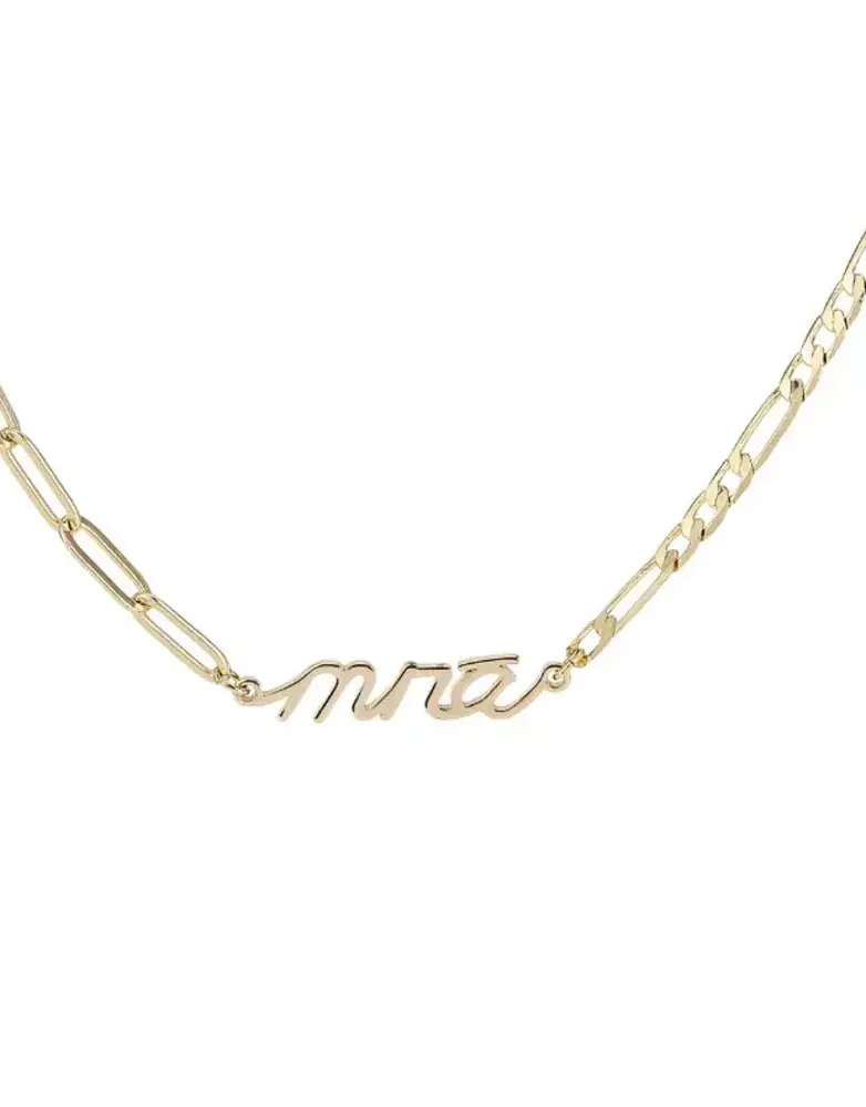 DON'T KILL MY VIBE Necklace - Mná Power Gold