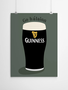 YELLOW LION STUDIO A3 Print - Go Hálainn Guinness