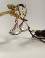 K KAJOUX Fan Deco Earring Short - Crystal