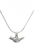 GALLARDO AND BLAINE Silver Wildlife Robin Necklace