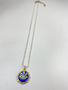ANGELA D'ARCY Evil Eye Necklace