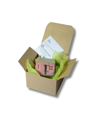 YEWFORT CRAFTS Ceramic  House - Red