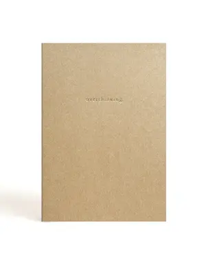 BADLY MADE BOOKS A5 Blank Notebook - Overthinking