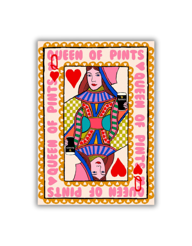 MAUDS STUDIO Print A3- Queen of Pints