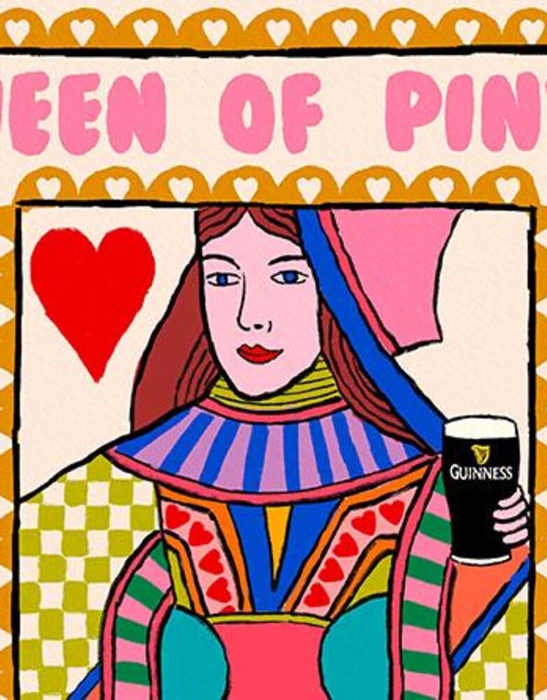 MAUDS STUDIO Print A4-Queen of Pints