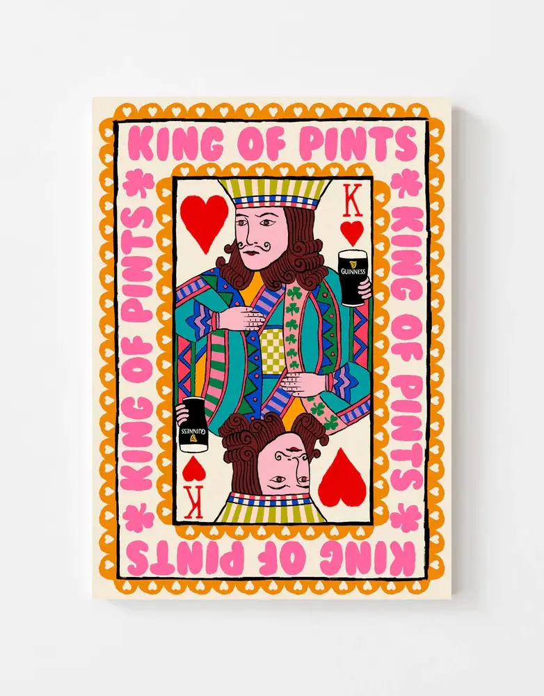 MAUDS STUDIO Print A3- King of Pints