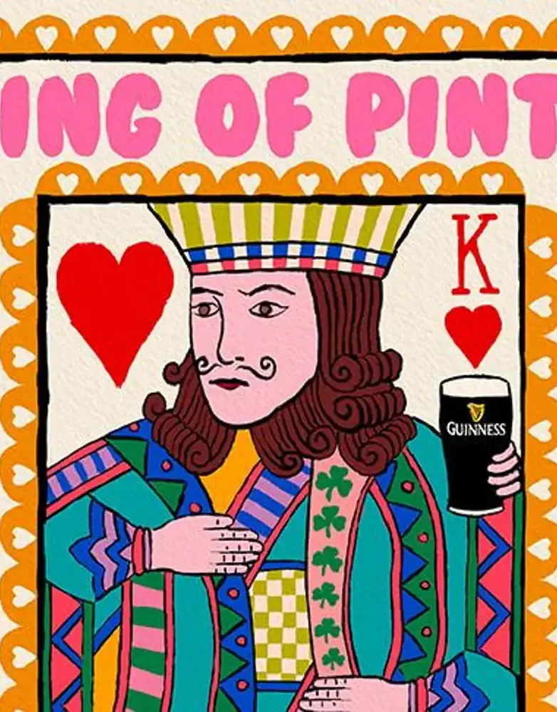 MAUDS STUDIO Print A3- King of Pints