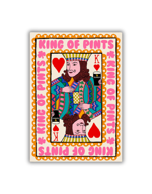 MAUDS STUDIO Print A4- King of Pints