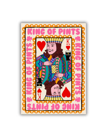 MAUDS STUDIO Print A4- King of Pints