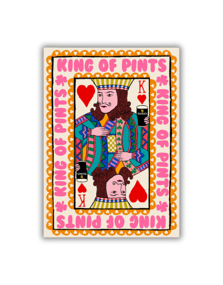MAUDS STUDIO Print A4- King of Pints