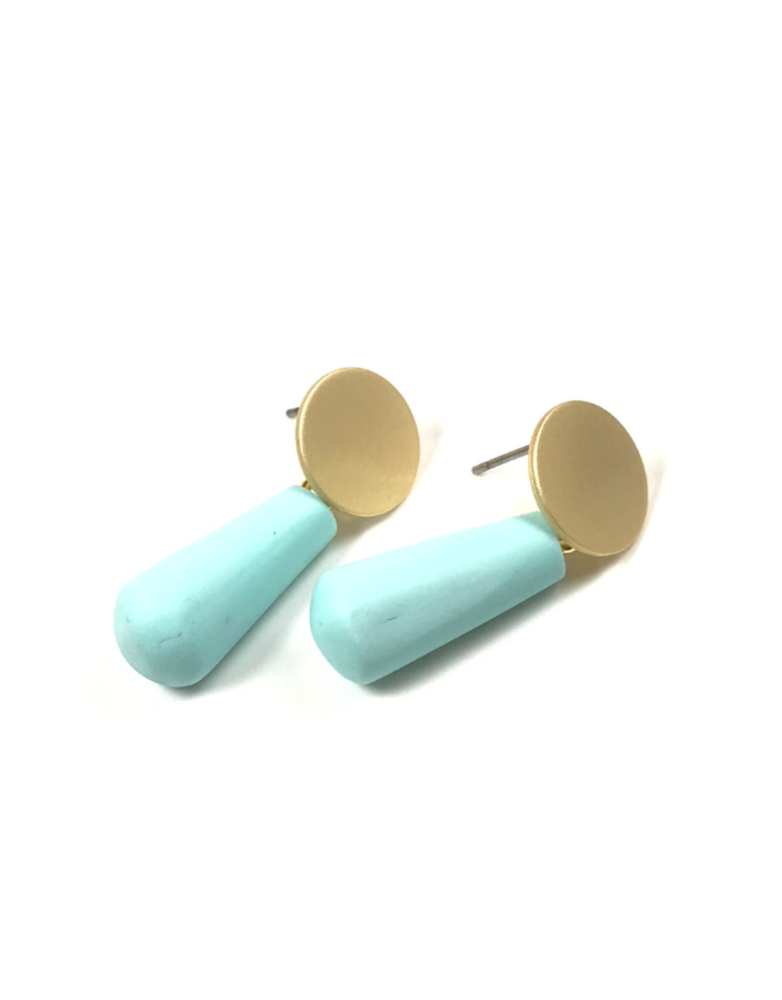 STUDIO CANTY Small Drop Earrings - Turquoise