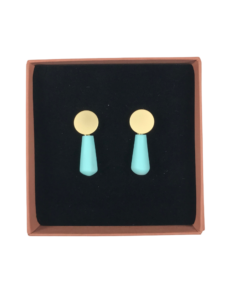 STUDIO CANTY Small Drop Earrings - Turquoise