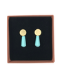 STUDIO CANTY Small Drop Earrings - Turquoise