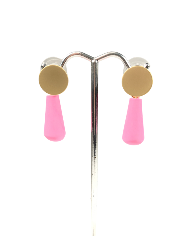 STUDIO CANTY Small Drop Earring - Bright Pink