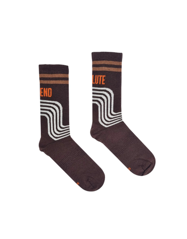IRISH SOCKSCIETY Absolute Legend Socks Brown - Size 8-12