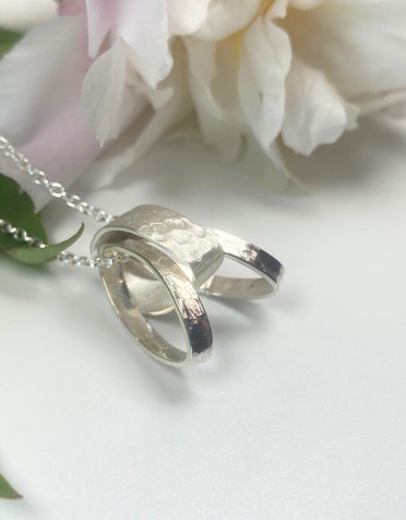 LYNSEY DE BURCA Talun Triple Necklace - Silver
