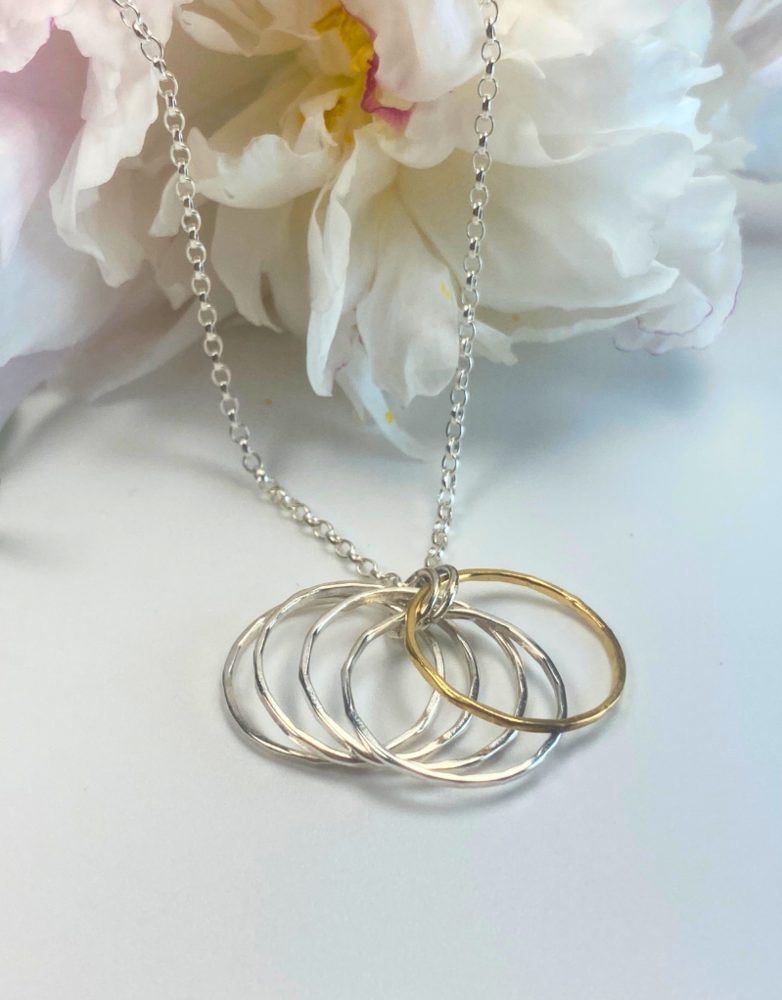 LYNSEY DE BURCA Doorus Necklace - Silver/Gold