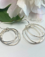 LYNSEY DE BURCA Doorus Drop Earrings - Silver