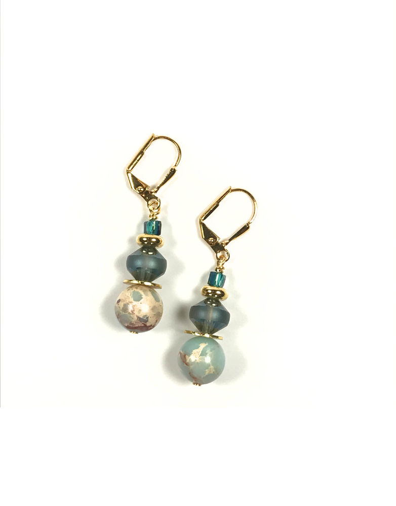 K KAJOUX Amazon Spirit Abacus Short Earrings