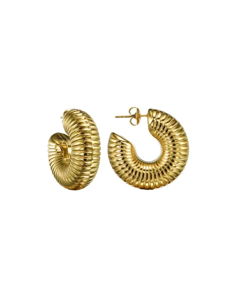 MARY K Gold Dari Hoop Earrings