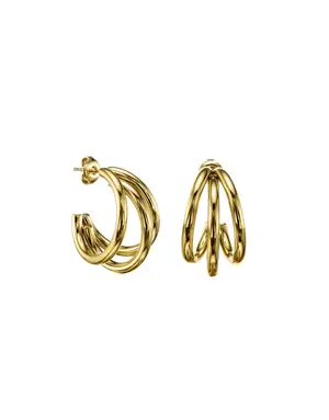 MARY K Gold Nara Hoop Earrings