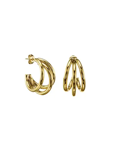 MARY K Gold Nara Hoop Earrings