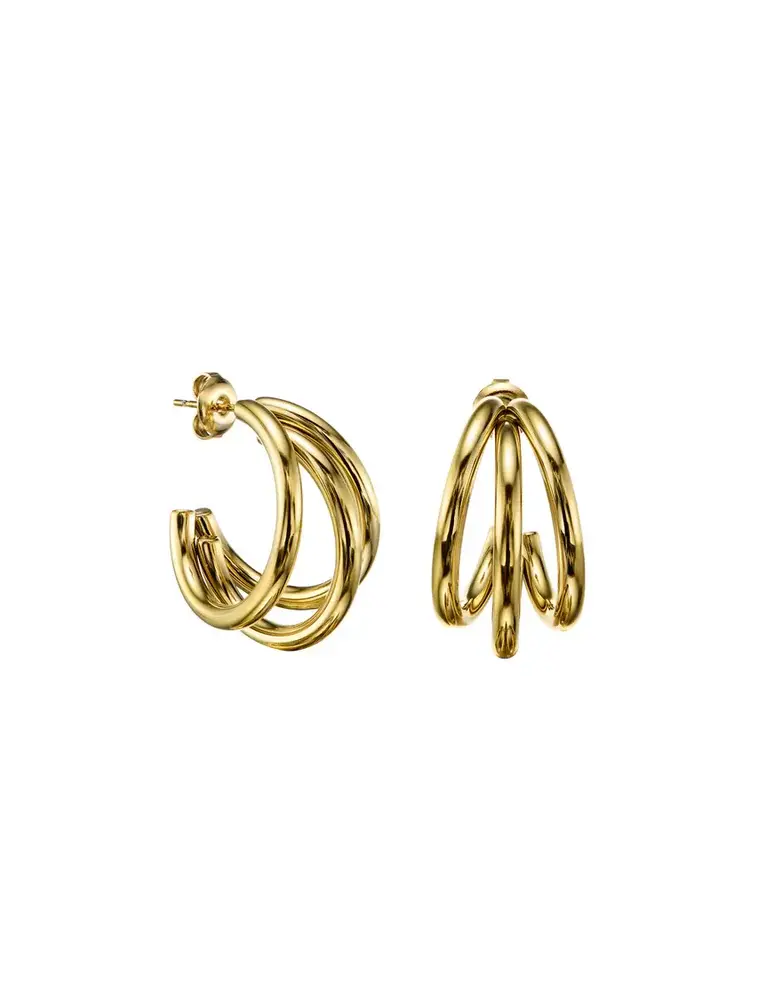 MARY K Gold Nara Hoop Earrings