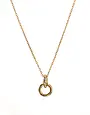 MARY K Gold Halo Zircon Necklace