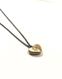 KAIKO STUDIO Delicate Spiritual Heart Brass Necklace