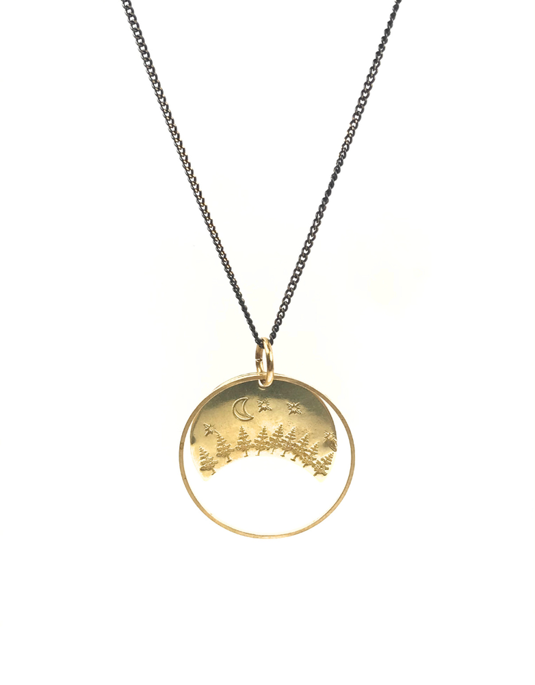 KAIKO STUDIO Delicate Stargazing Stamped Necklace