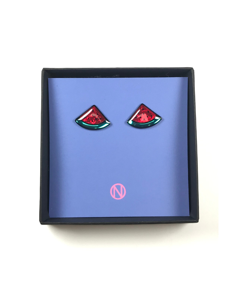 NAOI Earrings - Watermelons Studs