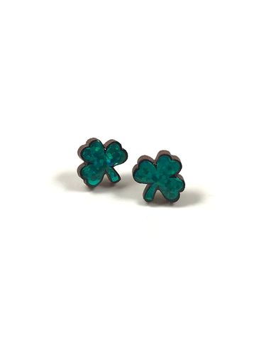 NAOI Earrings - Studs Sharmrock