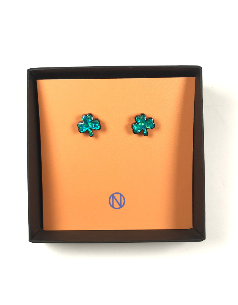 NAOI Earrings - Studs Sharmrock