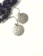 KAIKO STUDIO Textured Silver Disc Earrings