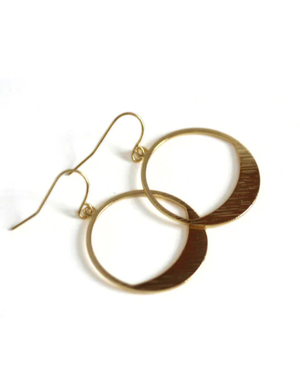 KAIKO STUDIO Minimal Gold Hoop Earrings