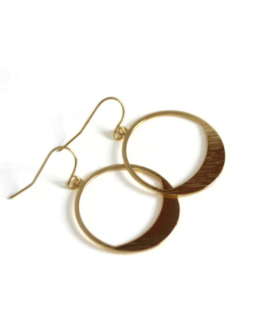 KAIKO STUDIO Minimal Gold Hoop Earrings