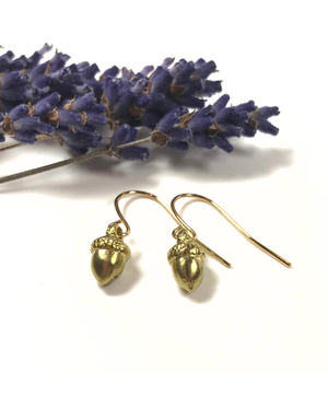 KAIKO STUDIO Brass Acorn Earrings
