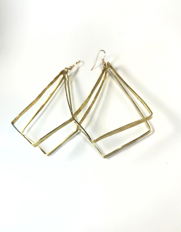 DAKIDAKI DESIGN She Brass Earrings