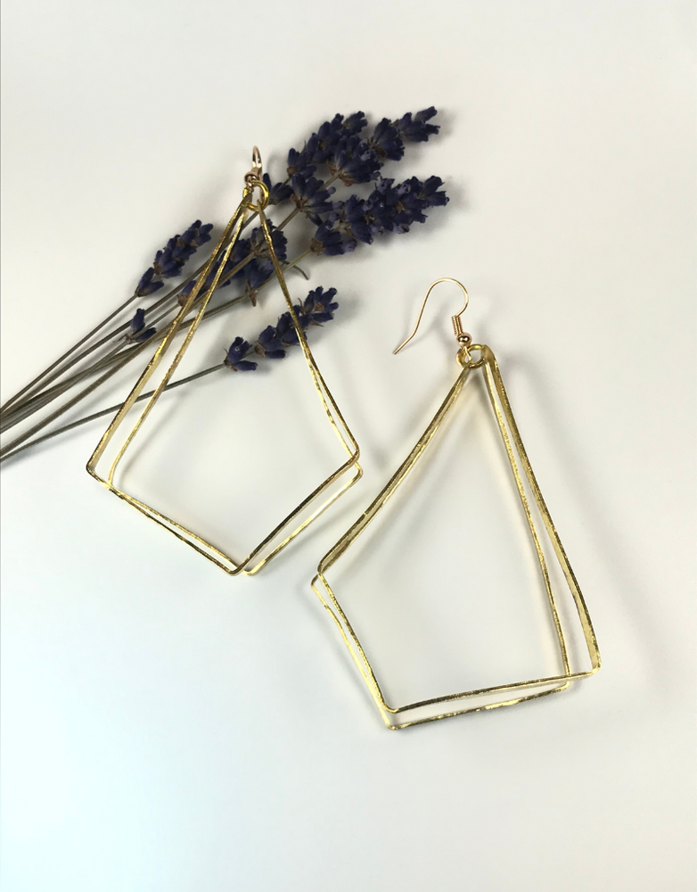 DAKIDAKI DESIGN She Brass Earrings