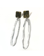 DAKIDAKI DESIGN Kiku Brass And Aluminium Earrings