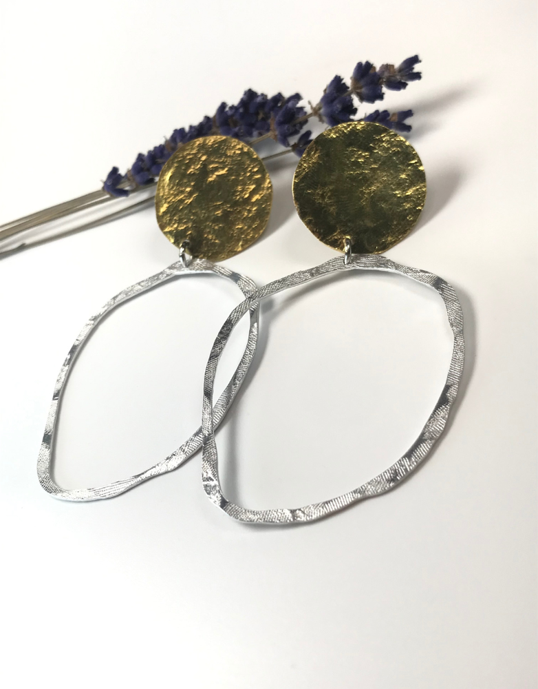 DAKIDAKI DESIGN Diaz Brass And Aluminium Earrings